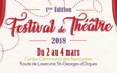 Le FESTIVAL de Théâtre est MAINTENU !